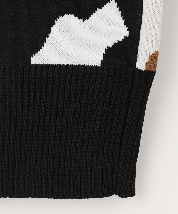 PW CIRCULUS 【MEN】ピント柄ニット カーキ系5