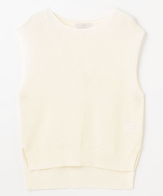 ANY L ギマノースリーブニット オフ