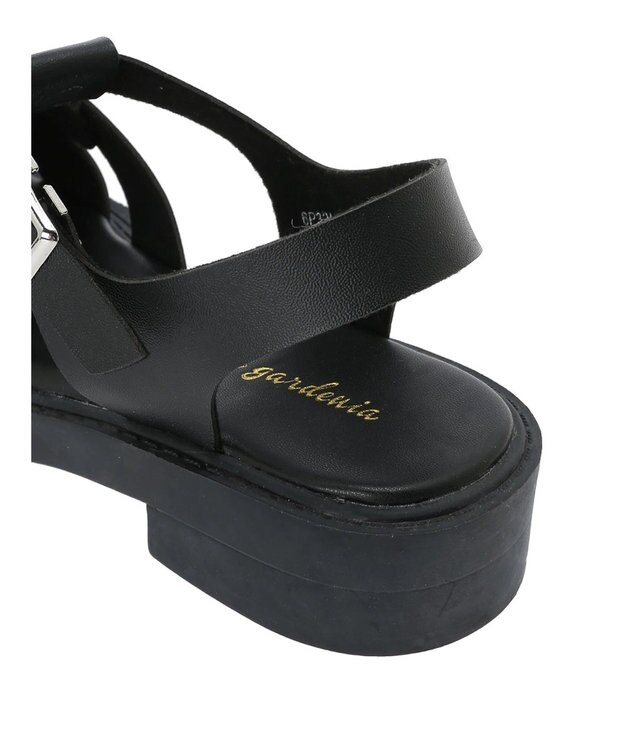 Green Parks ・Ｕｎａ　ｇａｒｄｅｎｉａ　スクエアトゥグルカサンダル Black