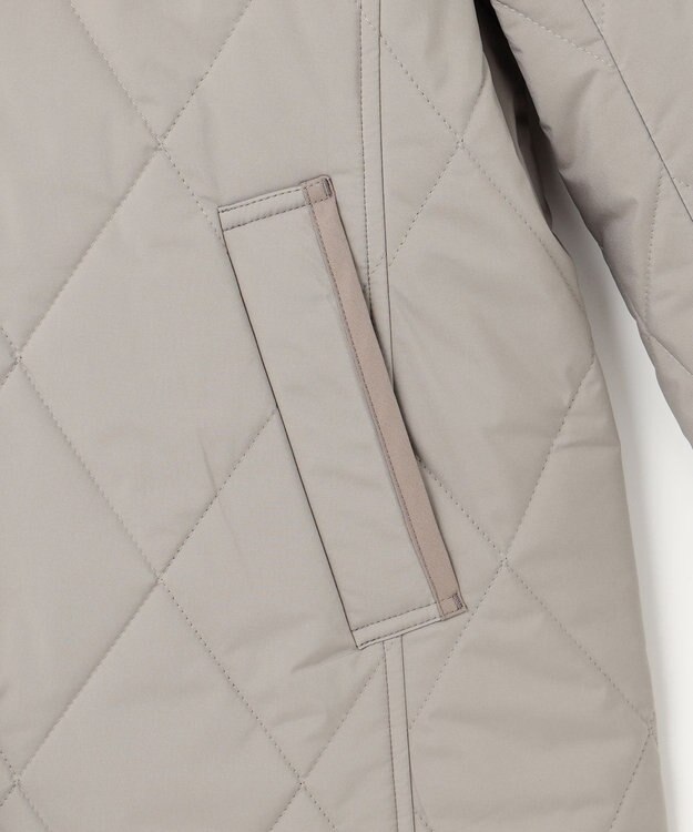 J.PRESS LADIES 【洗える・撥水】プレミアムBasicキルティング ショート コート モカベージュ系