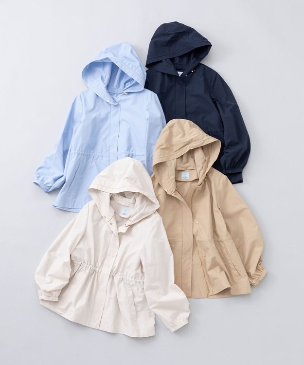組曲 L 【2WAY】フード付き ライトアウター アイボリー系