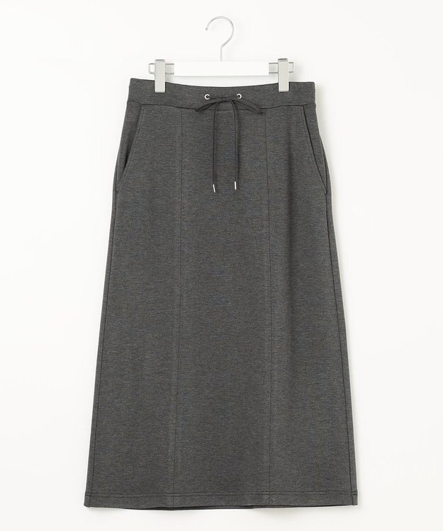 J.PRESS LADIES 【洗える】デュアルウォームポンチ スカート グレー系