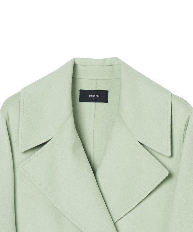 JOSEPH ライトダブルフェイス　ショートコート Matcha