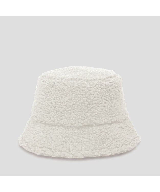 ATRENA ホッカルン ボアバケットハット オフホワイト