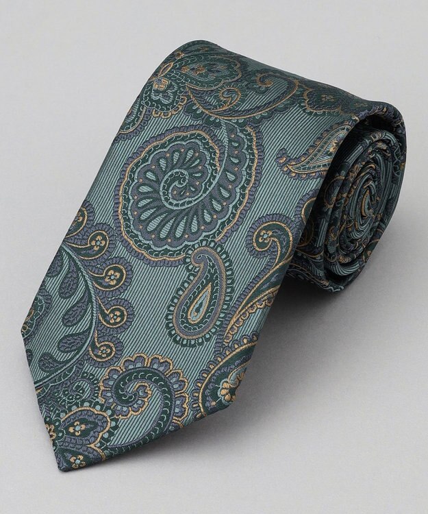 GOTAIRIKU GOTAIRIKU別注【MANTERO/マンテロ】ネクタイ_ペイズリー柄 サックスブルー系8