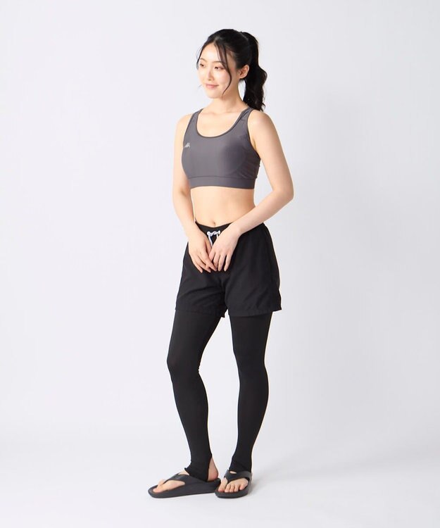 OP／FILA 【Kappa】Yバックスポーツブラ グレー