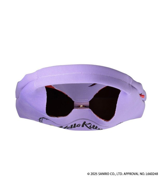 ROOTOTE 8489【A4サイズ収納】IP.ラウンド.ニット.ハローキティ-A 02：パープル