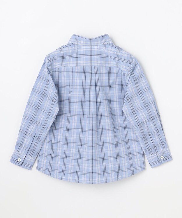 J.PRESS KIDS 【110-130cm】チェック シャツ スカイブルー系3