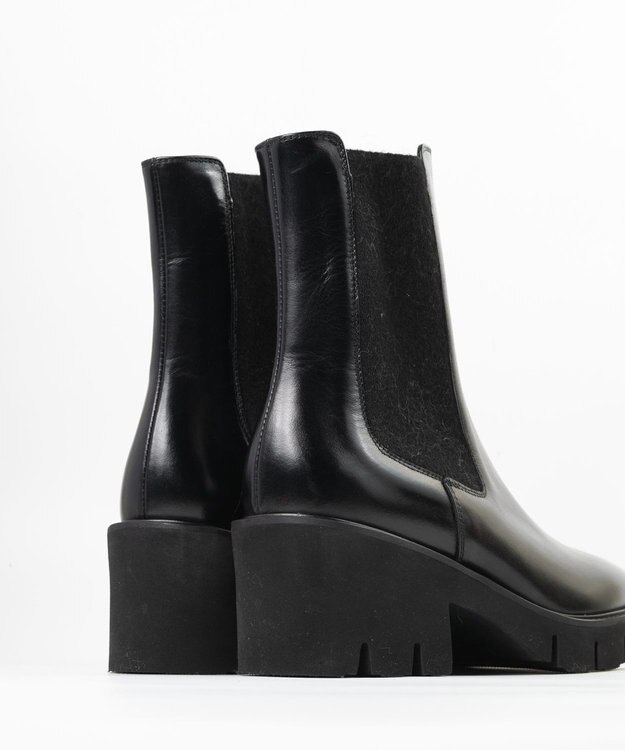 BONTRE 【LucaGrossi/ルカグロッシ】厚底サイドゴアブーツ/H616T-UA ブラック