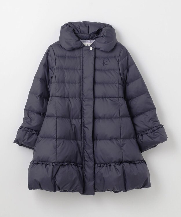 組曲 KIDS 【150-170㎝】ロング ダウン ネイビー系