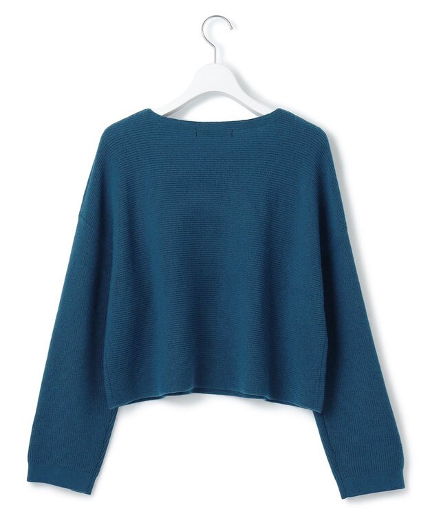 23区 S 【洗える】レイヤードニットツイン ワンピース ピーコックグリーン系