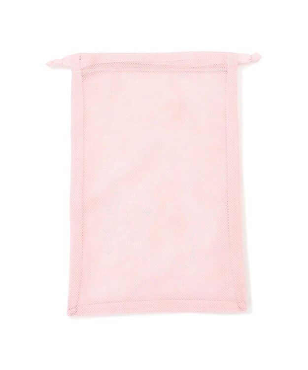 Chacott フラワー半メッシュ巾着M ロイヤルピンク