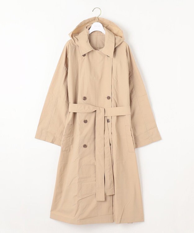 ANY SIS 【WEB限定/撥水】オーバートレンチ レインコート ベージュ