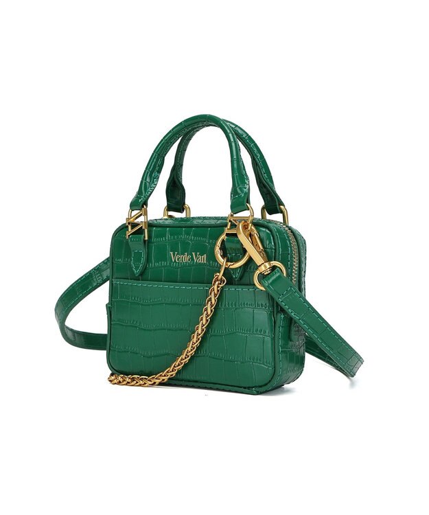 style code 【VerdeVari/ヴェルデヴァリ】TINY BUISINESS BAG グリーン