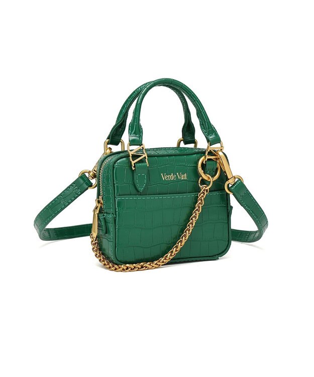 style code 【VerdeVari/ヴェルデヴァリ】TINY BUISINESS BAG グリーン