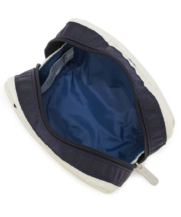 LeSportsac SQUARE COSMETIC/トリコロールハートエンブロイダリー トリコロールハートエンブロイダリー