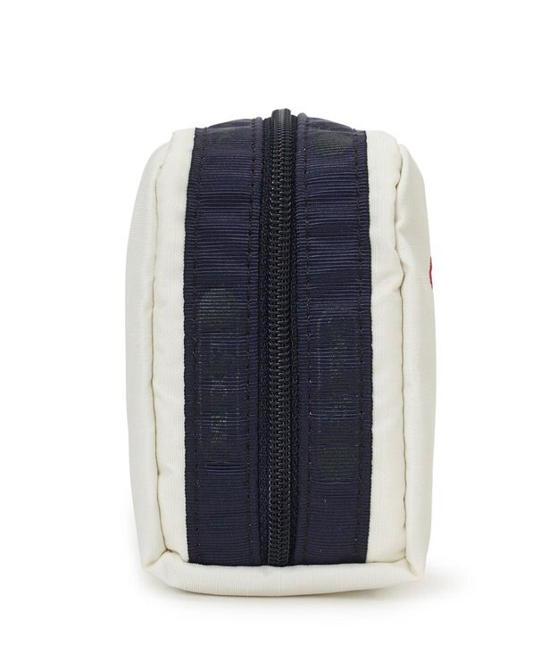 LeSportsac SQUARE COSMETIC/トリコロールハートエンブロイダリー トリコロールハートエンブロイダリー