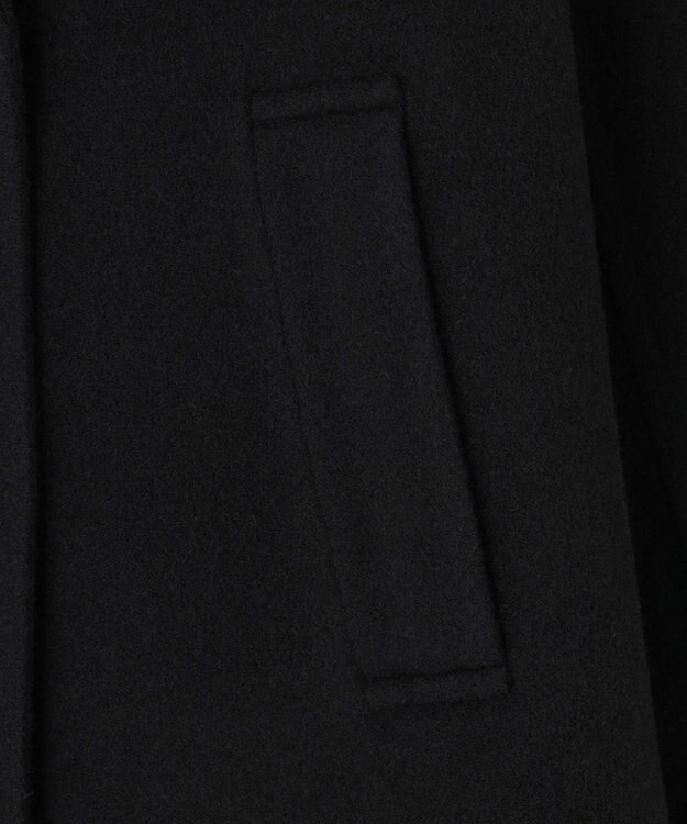 23区 L 【滝沢眞規子さん着用】MANTECOPureリバー Pコート ブラック系