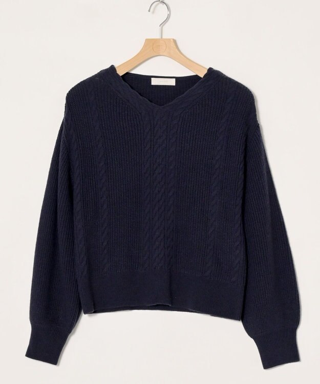 ONWARD Reuse Park 【any SiS】ニット秋冬 ネイビー