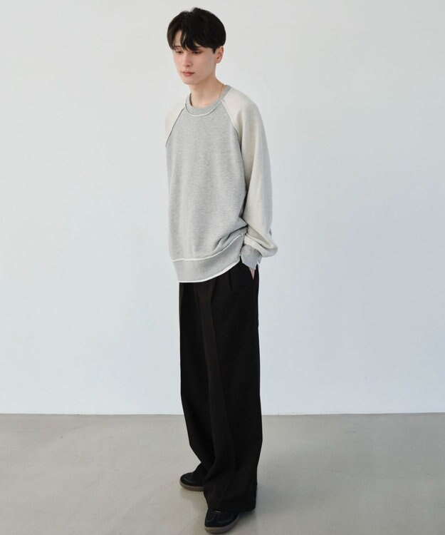 WEGO 【ユニセックス着用ITEM/SMLサイズ展開】バギースラックス ブラック