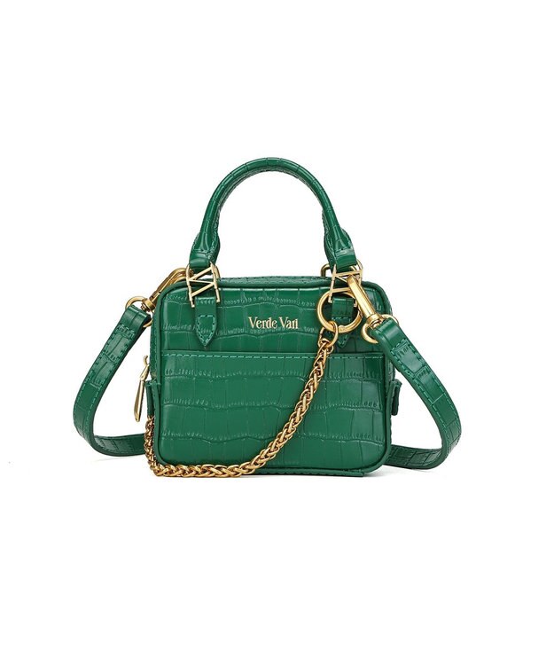 style code 【VerdeVari/ヴェルデヴァリ】TINY BUISINESS BAG グリーン