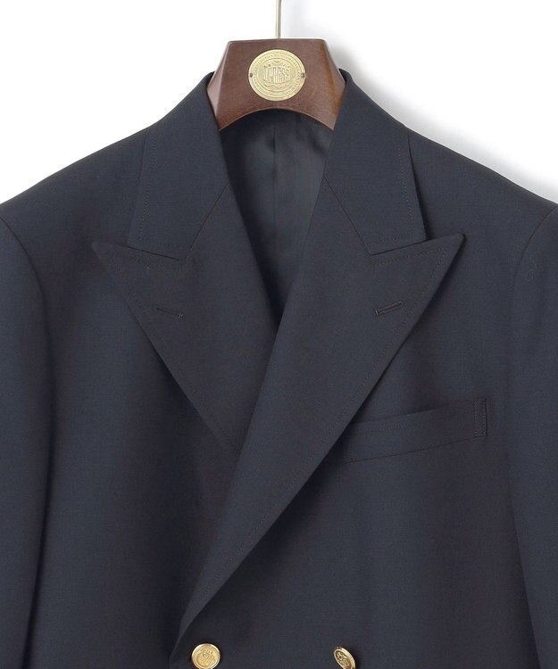 J.PRESS MEN 【J.PRESS ORIGINALS】PEPPIN MERINO TOROPICAL 4B BLAZER / JAPAN MADE / New Authentic-Fit ネイビー系