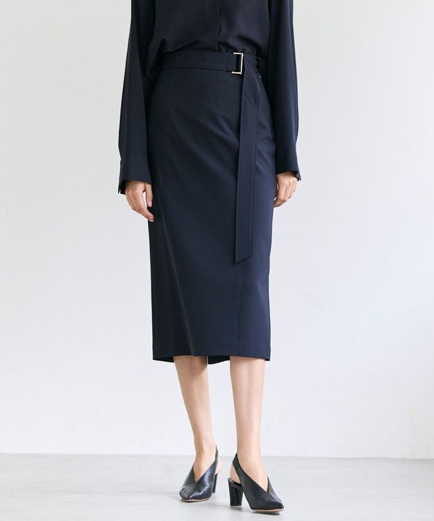 BEIGE， 【セットアップ対応】SPHENE / スクエアDカンIラインスカート Navy