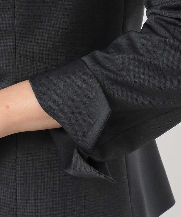 J.PRESS LADIES S 【スーツ】BAHARIYE ノーカラー ジャケット ネイビー系