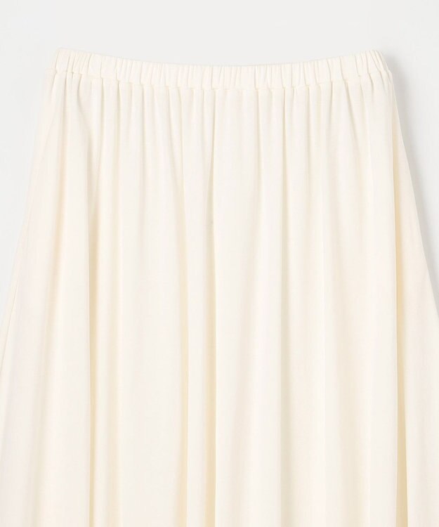 NAVE 【Nave 　洗える・接触冷感】ジャージースリットスカート アイボリー系