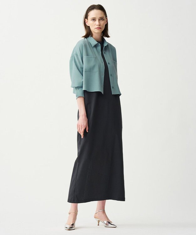 uncrave 新色追加！ドライタッチトロ ショートシャツ アッシュブルー