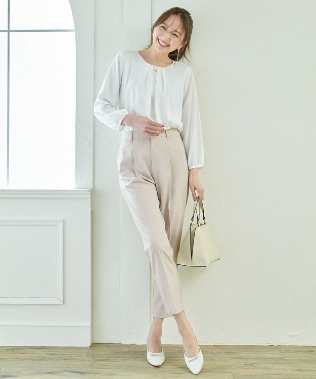 ANY リボンパンプス ベージュ