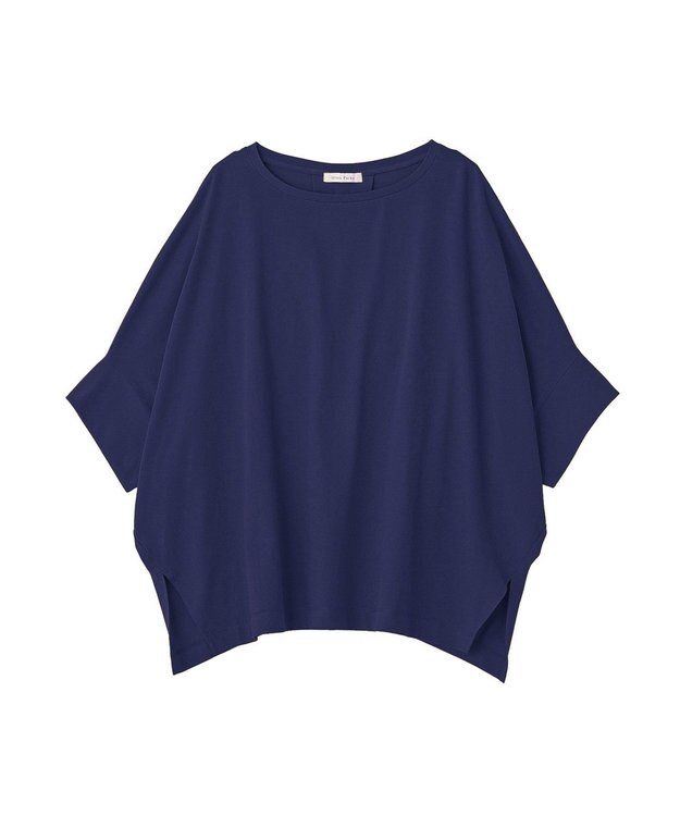 Green Parks 冷やっとすずやかドルマンプルオーバー Navy