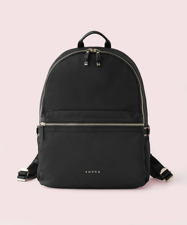 TOCCA 【A4サイズ対応・撥水・PCポケット付き】SIDE RIBBON BACKPACK バックパック ベージュ系5