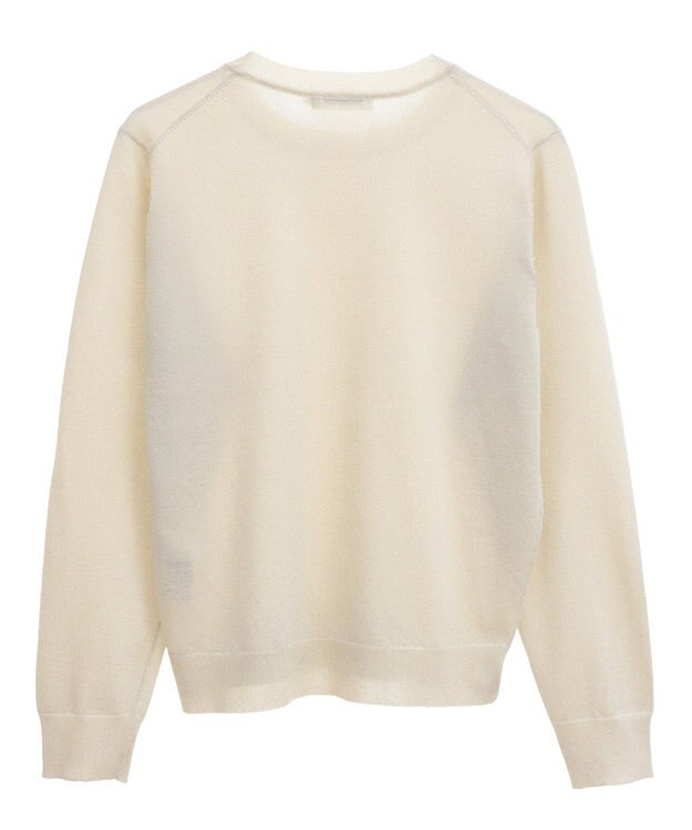 AMERICAN HOLIC ラメ入りクルーネックニットプルオーバー Ivory