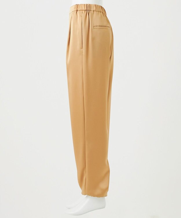 23区 S 【R(アール)】トリアセサテン ドロストパンツ ゴールド系