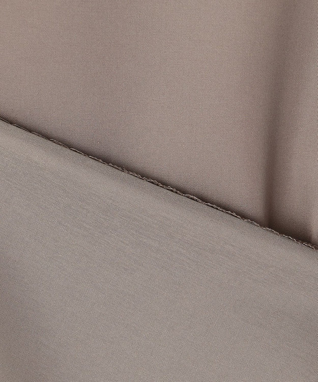 ICB 【洗える】リヨセルスパンサテン キャミソールワンピース モカ系