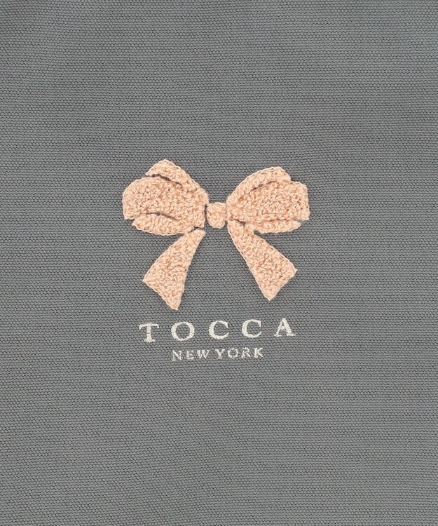 TOCCA PUFFY ICON SUBBAG サブバッグ【星風まどかさん着用】 グレー×リボン