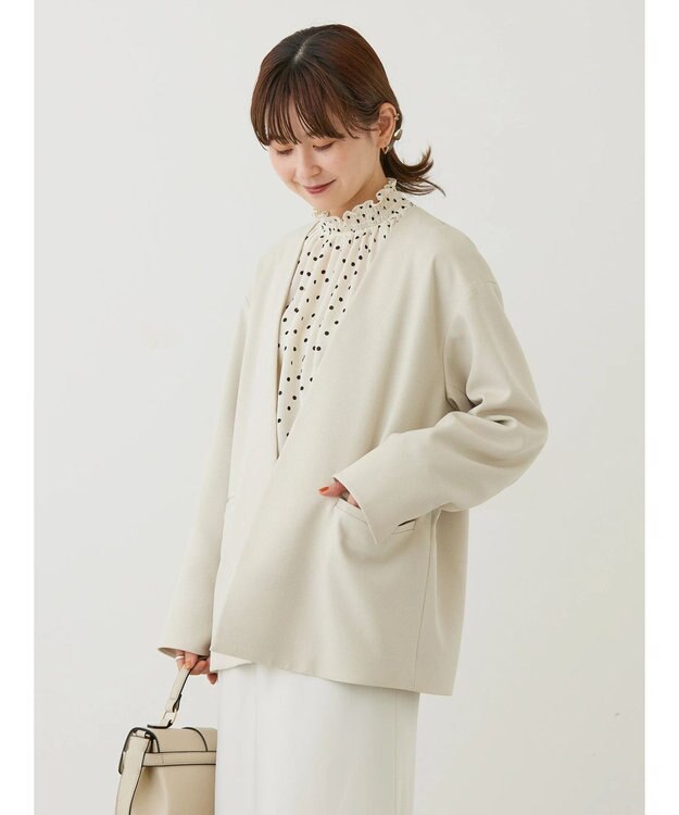 AMERICAN HOLIC ニュアンスジャケット Light Beige