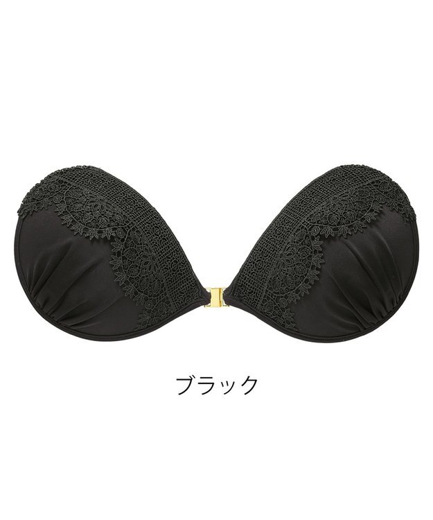BRADELIS New York 【NuBra / ナチュラルタイプ】ヌーブラ・エアーライト セレーネ  蒸れにくい バックレス コレクション デザインヌーブラ 正規品 ブラック