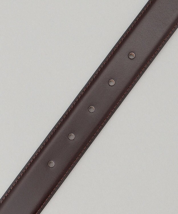 GOTAIRIKU 定番【アノネイ社】日本製 ボックスカーフ ドレスベルト（24年モデル） ダークブラウン系