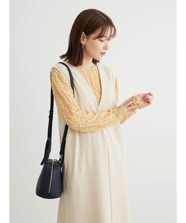 Green Parks ２ｗａｙ　洗えて着回せるジャンスカ Light Beige