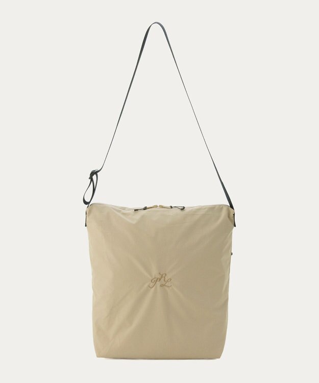 MOONBAT POLO RALPH LAUREN(ポロ ラルフローレン) PRL刺繍 ショルダー レインバッグ  無地 ベージュ