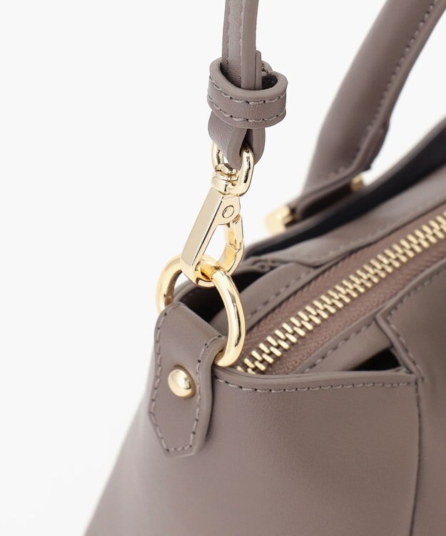 J.PRESS LADIES 【WEB限定カラーあり・2way】curve ボストン バッグ モカ系