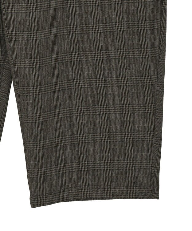 AMERICAN HOLIC ウールライクカーブスラックスパンツ Check Brown