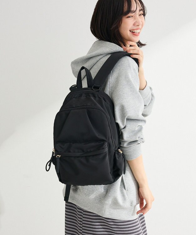 Green Parks 収納アドバイザー監修２層リュック Black