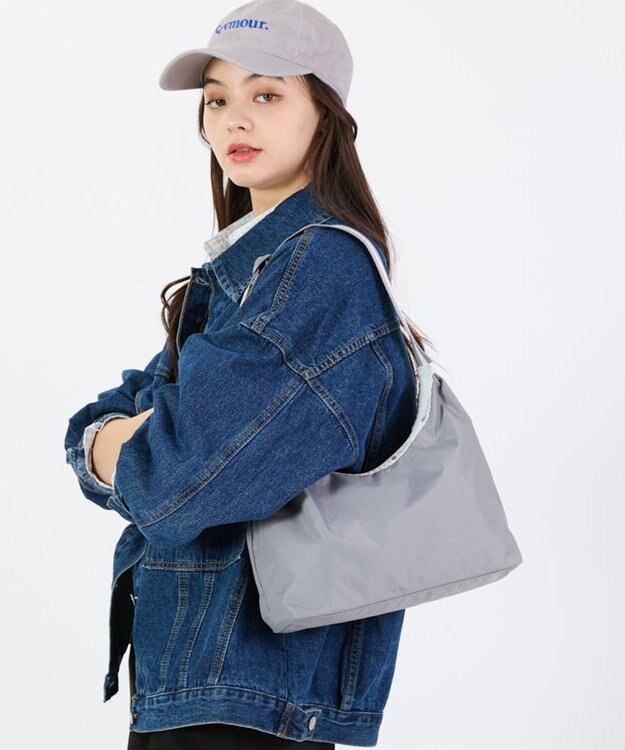 LeSportsac CRESCENT SHOULDER BAG/スペクテイターピュアグレー スペクテイターピュアグレー