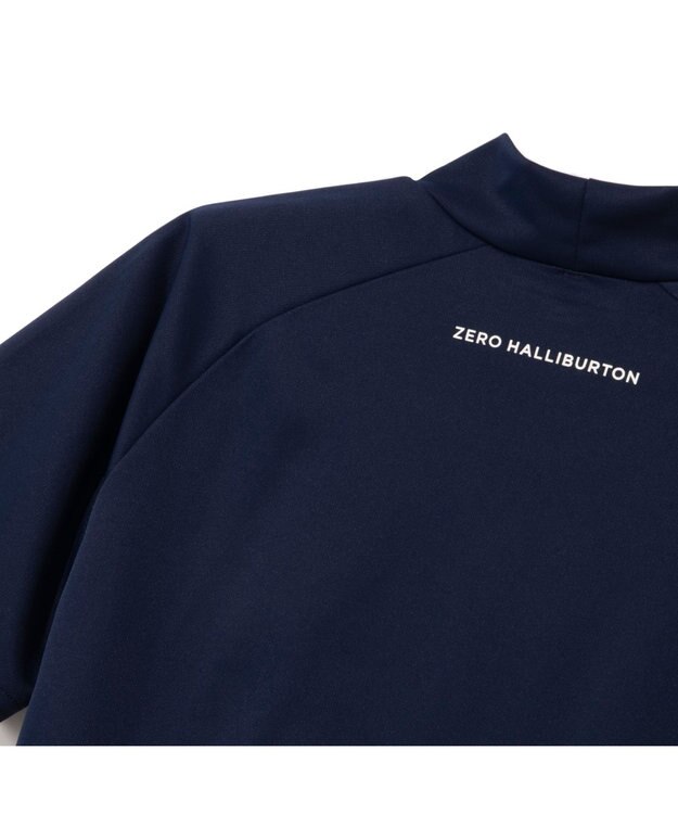 ZERO HALLIBURTON 【防透け】モックネックTシャツ 82834 W4S3 レディースゴルフ ネイビー