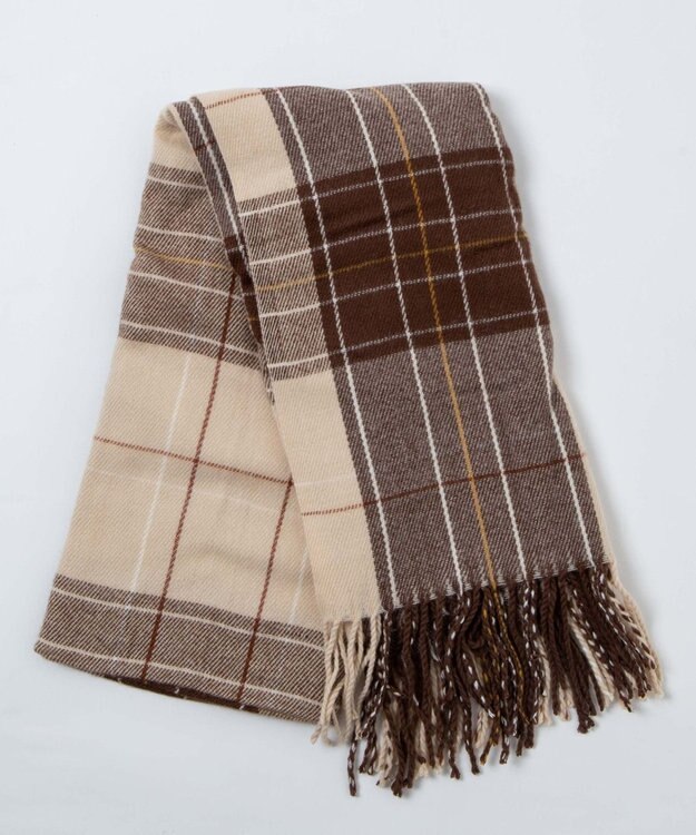 WEGO 【ユニセックス着用ITEM】大判ストール ブラウンその他