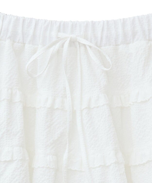 earth music&ecology ティアードミニスカート Off White