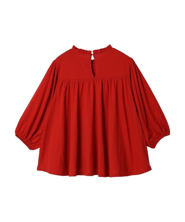 Green Parks Ｂ．スモッキングカットプルオーバー Red